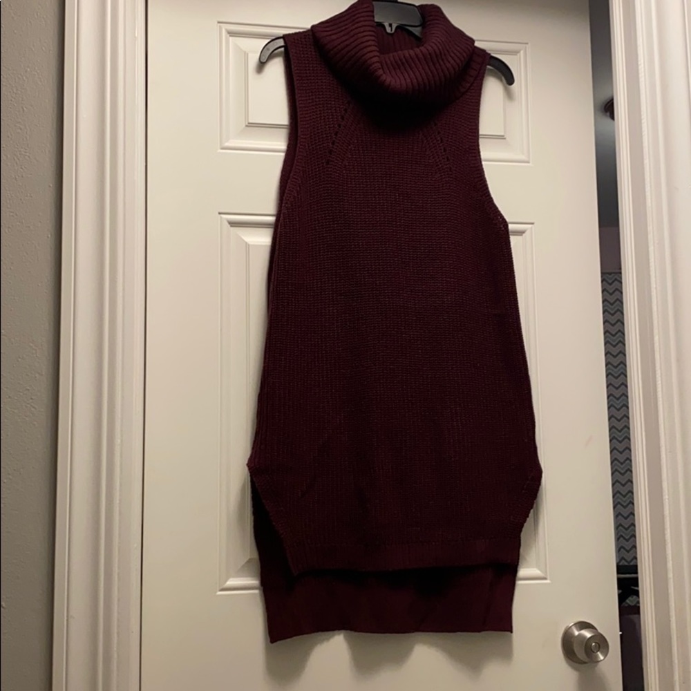 Sleeveless Sweater Dress
